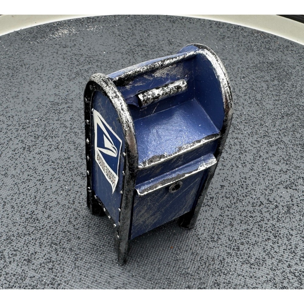 1:10 Scale USPS Outdoor Mailbox Accessory Diorama Model