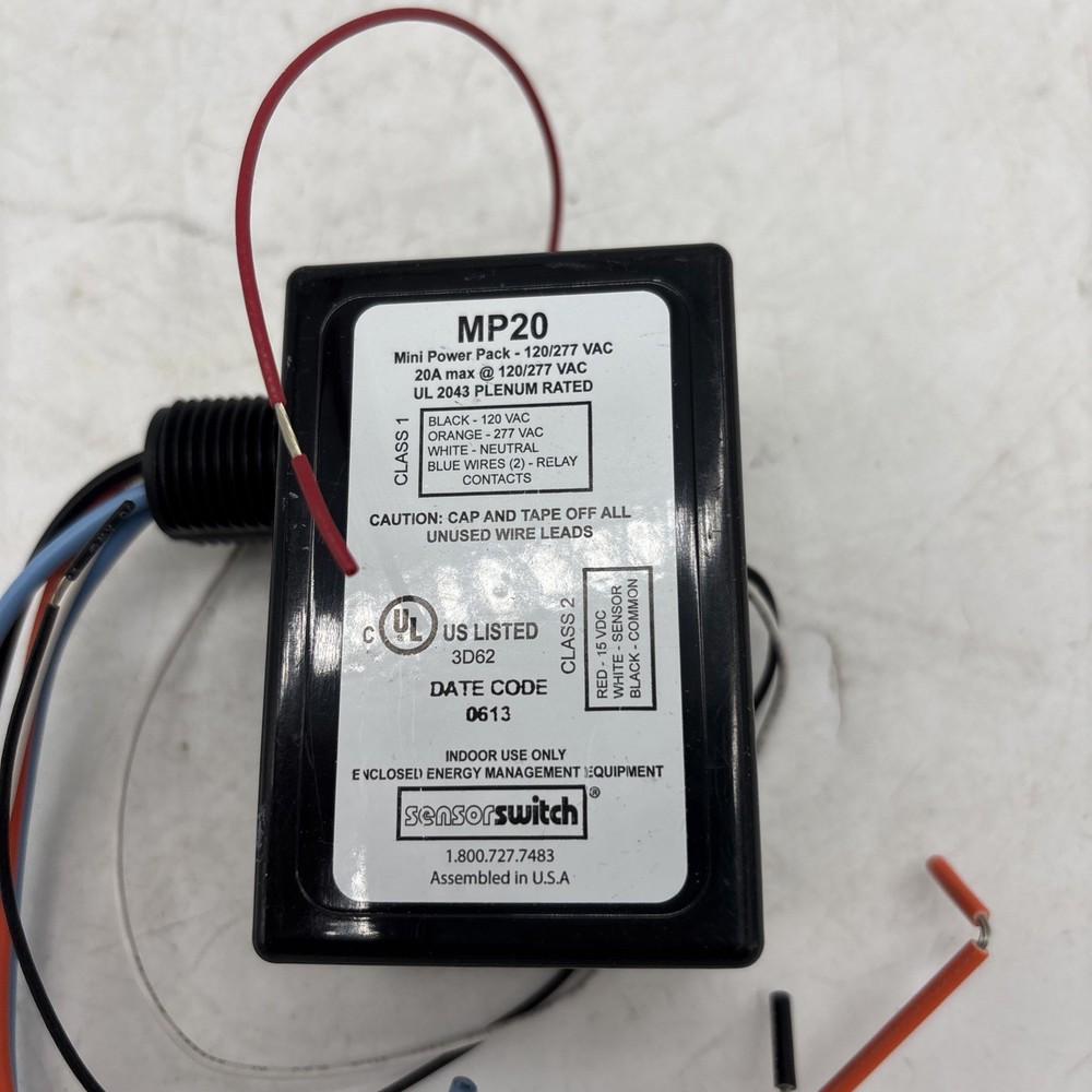 Sensor Switch Lighting Mini Power Pack MP20 120v 277v