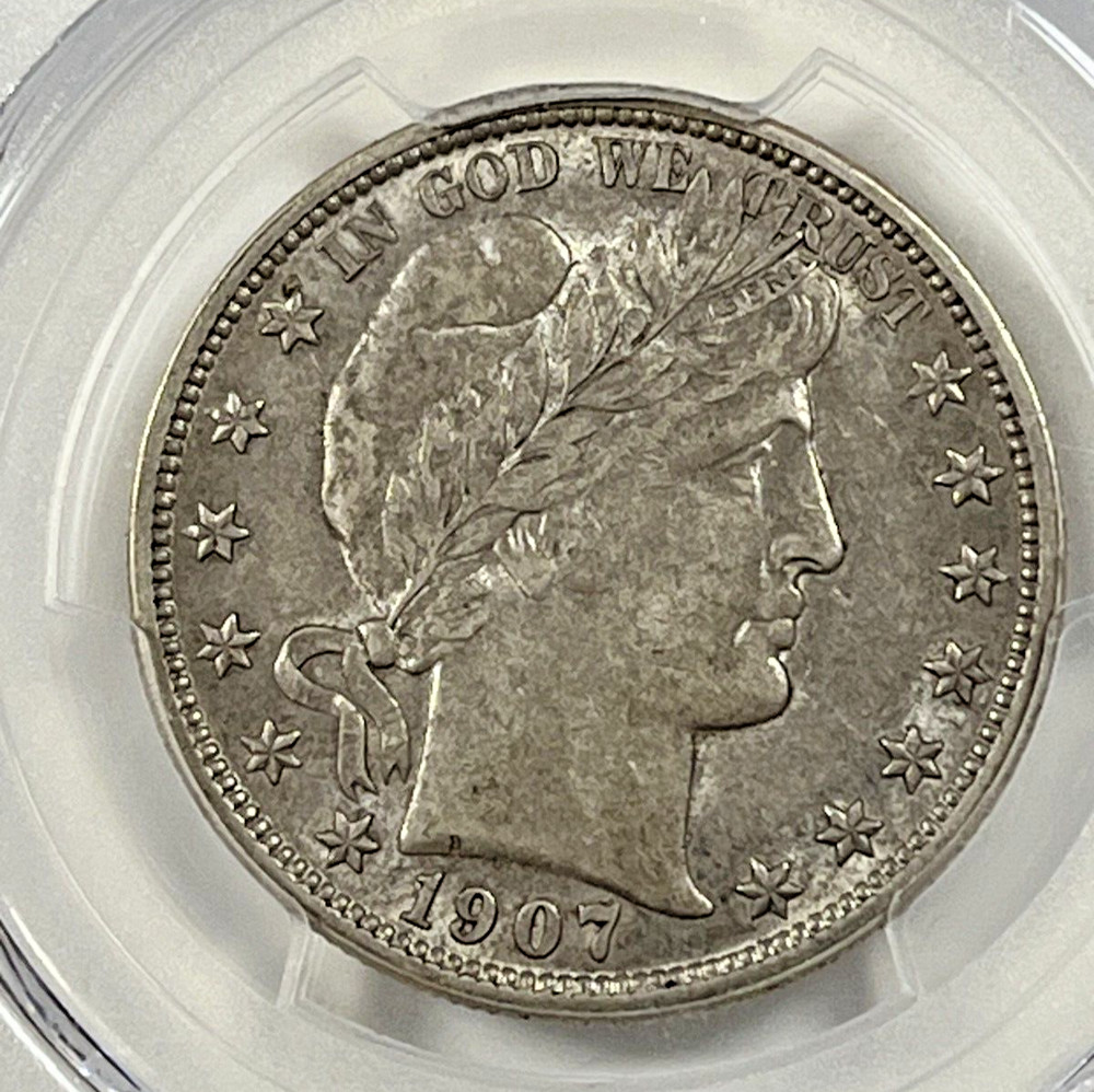 1907-O Barber Half Dollar : PCGS AU55