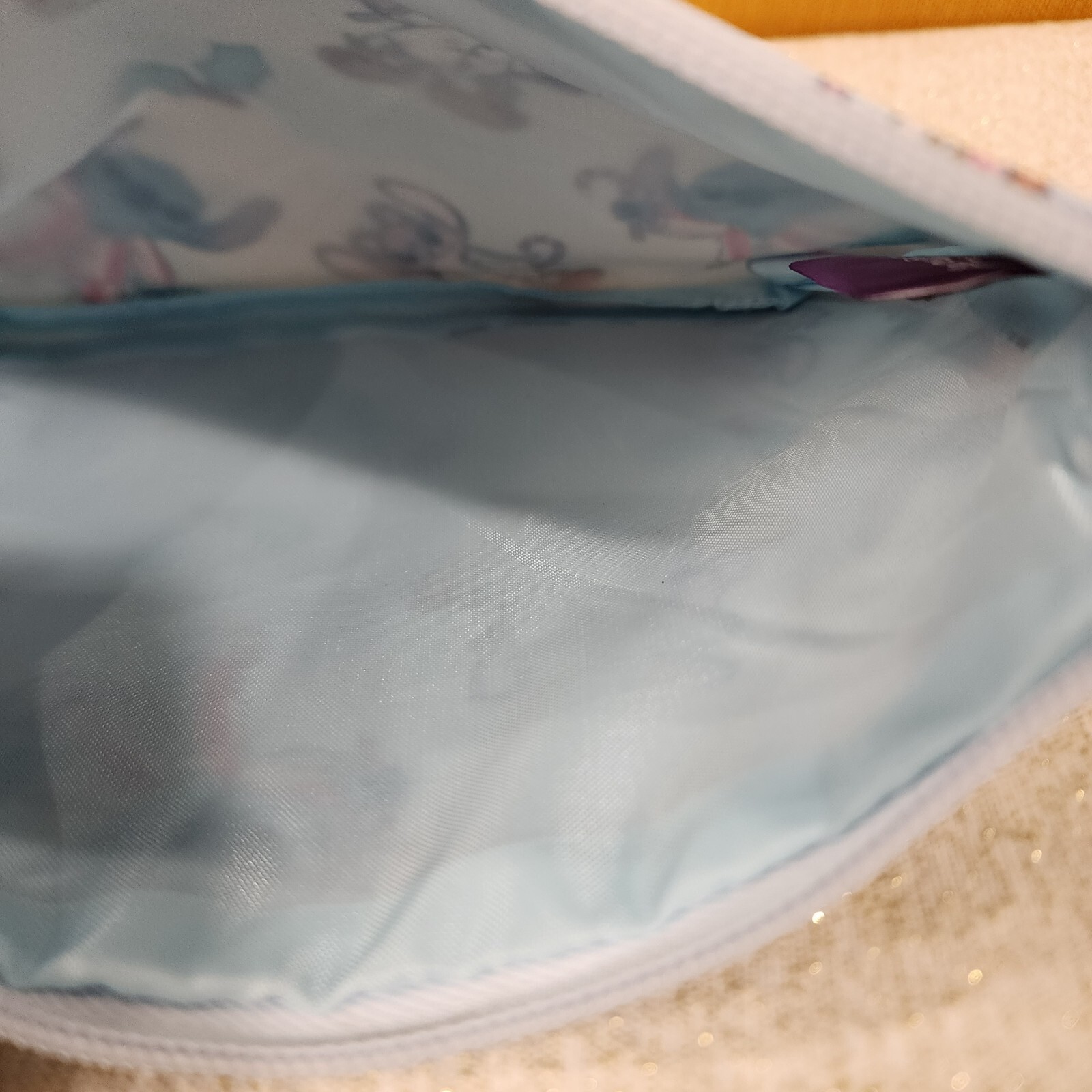 Bioworld Disney Stitch and Angel Holiday PJs Jammies Cosmetic Bag Makeup Pouch