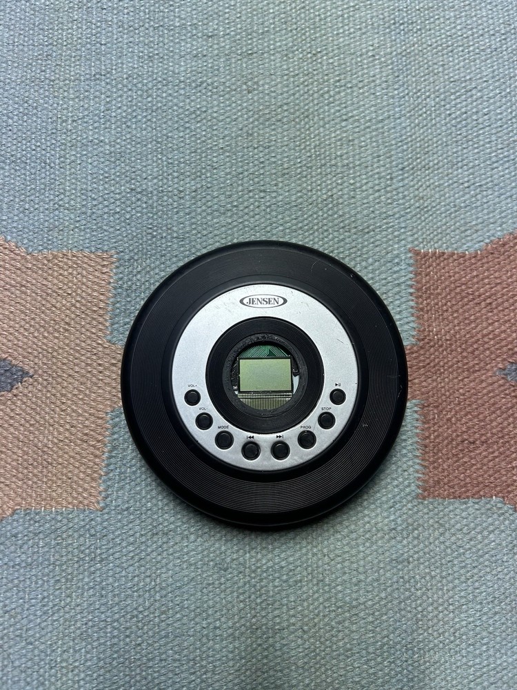 Jensen CD-60B Personal Portable Compact CD Player Walkman Tested Works