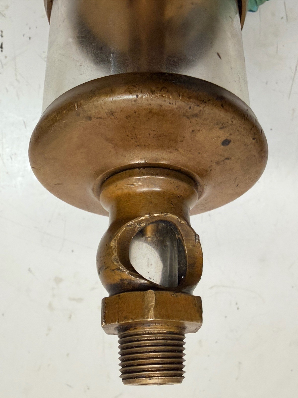 LUNKENHEIMER No. 4 SENTINEL BRASS Oiler Hit Miss Gas Engine Antique OLD STYLE