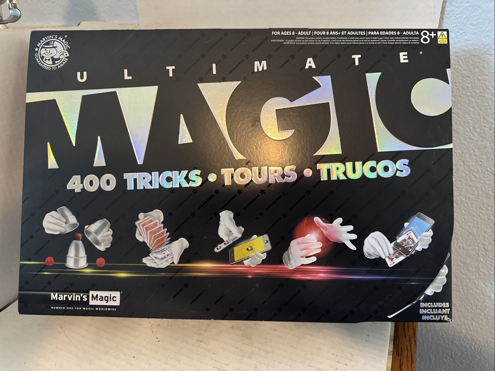 Marvin's Magic - Kids Magic Set - 400 Ultimate Magic Tricks Opened Box