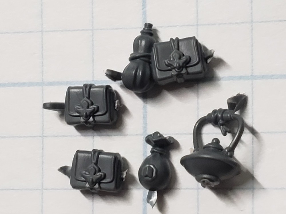 Warhammer Old World Cathay Bits Jade Warrior Packs Pouches Lamp Set