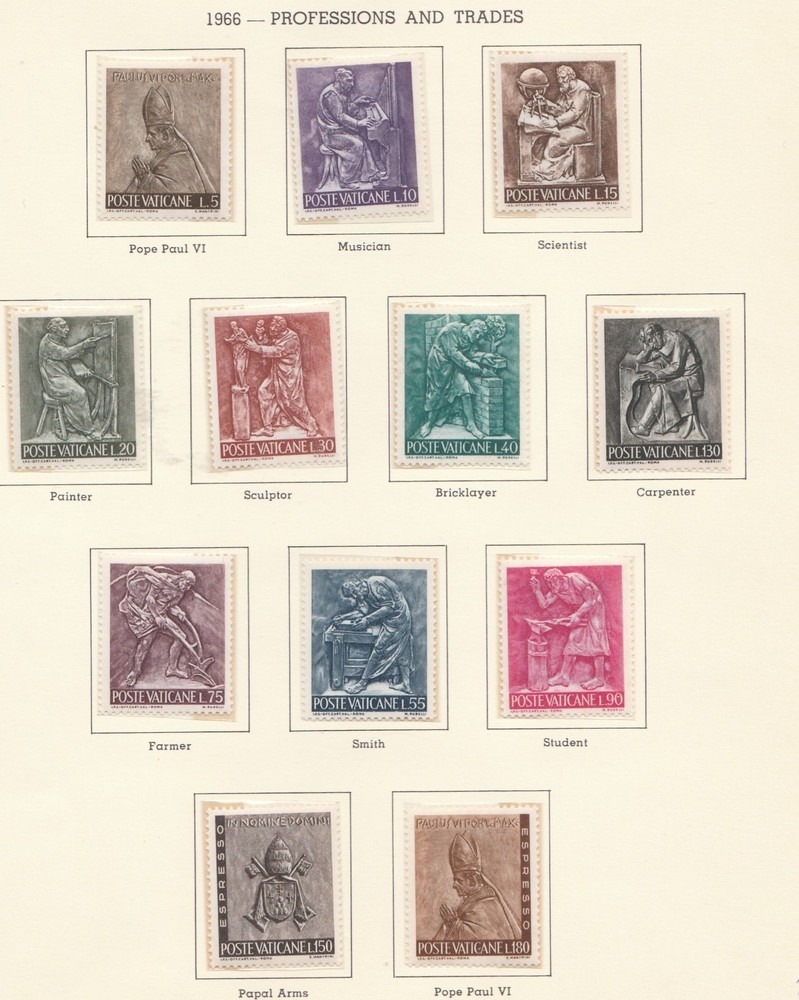 VATICAN#423-432 ,E17-8 MNH