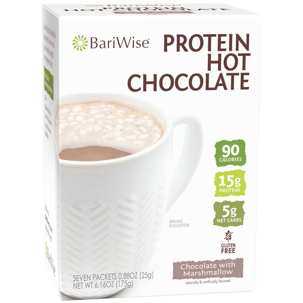 BariWise Protein Hot Chocolate with Marshmallows, Marshmallows