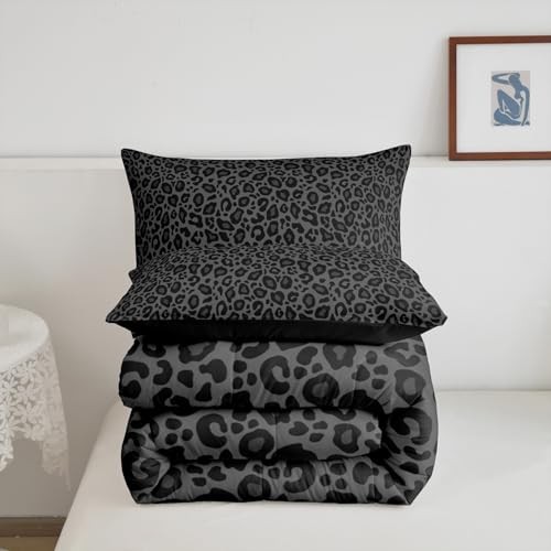 Leopard Print Bedding Set 3 Pcs Size,Cheetah Comforter King Multi 34