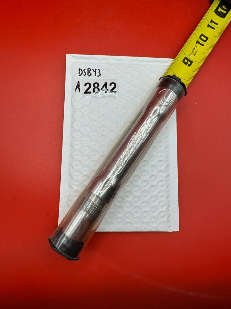 Dye SS Angel Threaded .688 Paintball Barrel Back - Silver