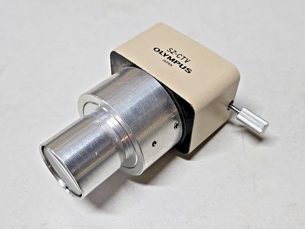Olympus - Optika - Microscope Scope SZ-CTV CCD Camera Adapter and Lens