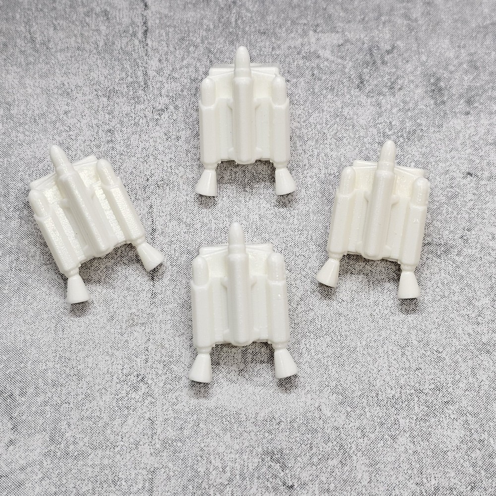 4pack White Booster Pack Blocks Accessory for Minifigures Wdb01 Mandalorian