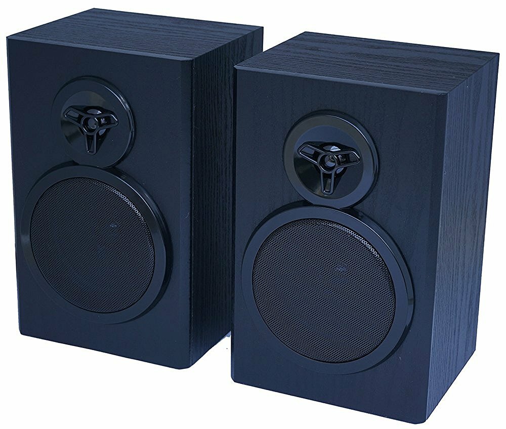 Boytone BT-28SPB Record Turntable System with Bluetooth CD Cassette Black