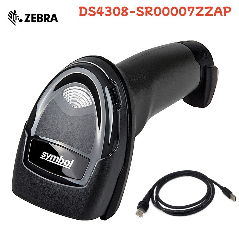 Symbol DS4308-SR00007ZZAP 2D Digital Handheld Barcode Scanner USB POS Reader Kit