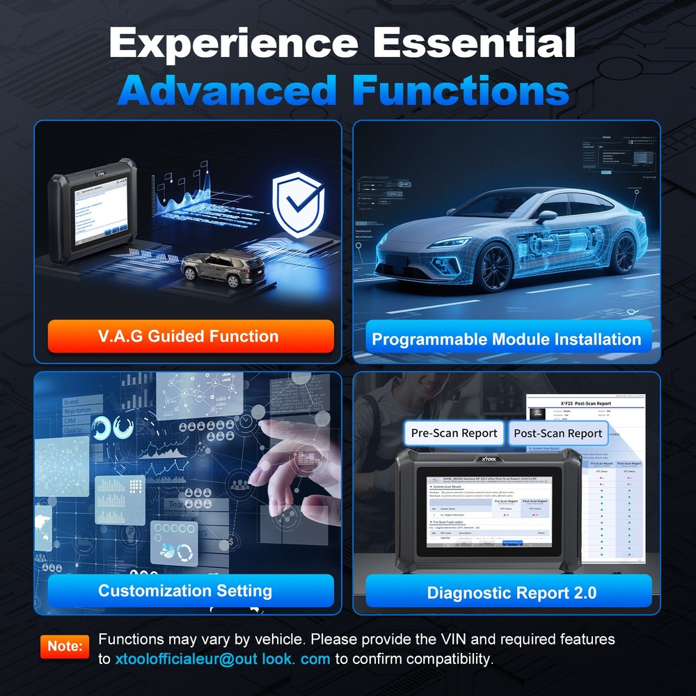 XTOOL D7S V2.0 Auto Full System Diagnostic Bidirectional Scanner Key Programmer