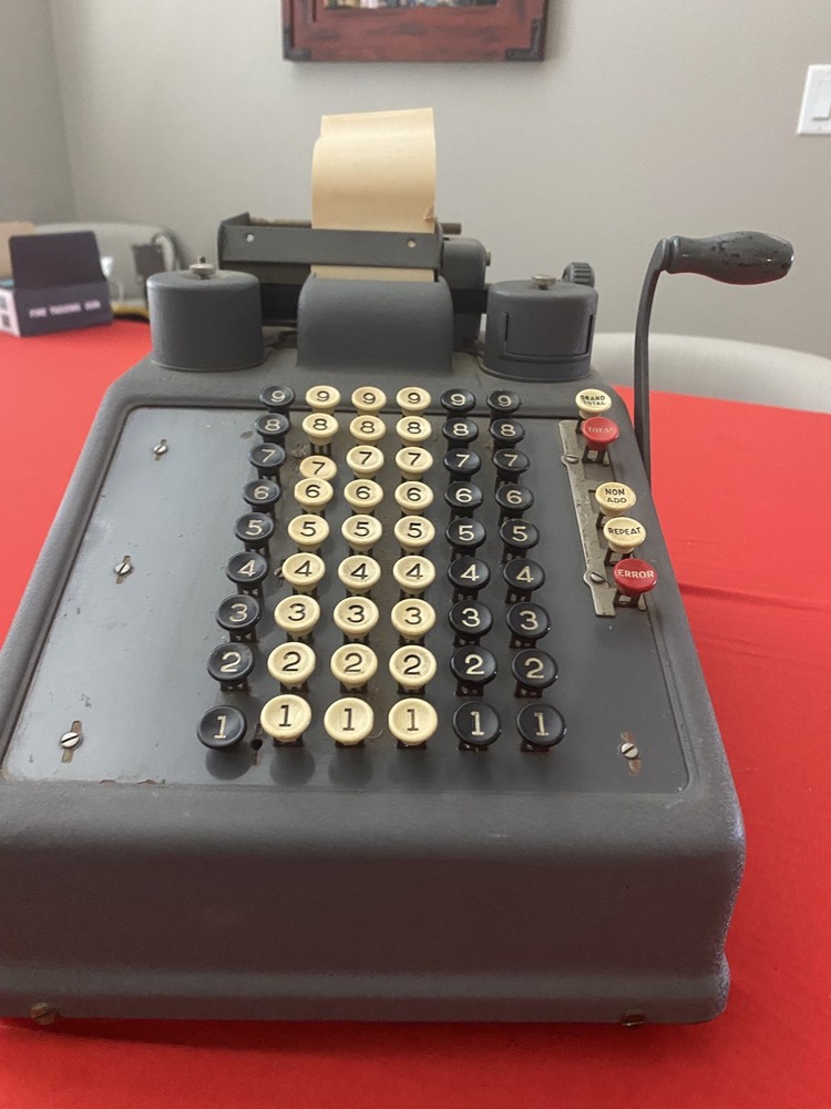 Vintage Burroughs adding machine , Collectible, Antique
