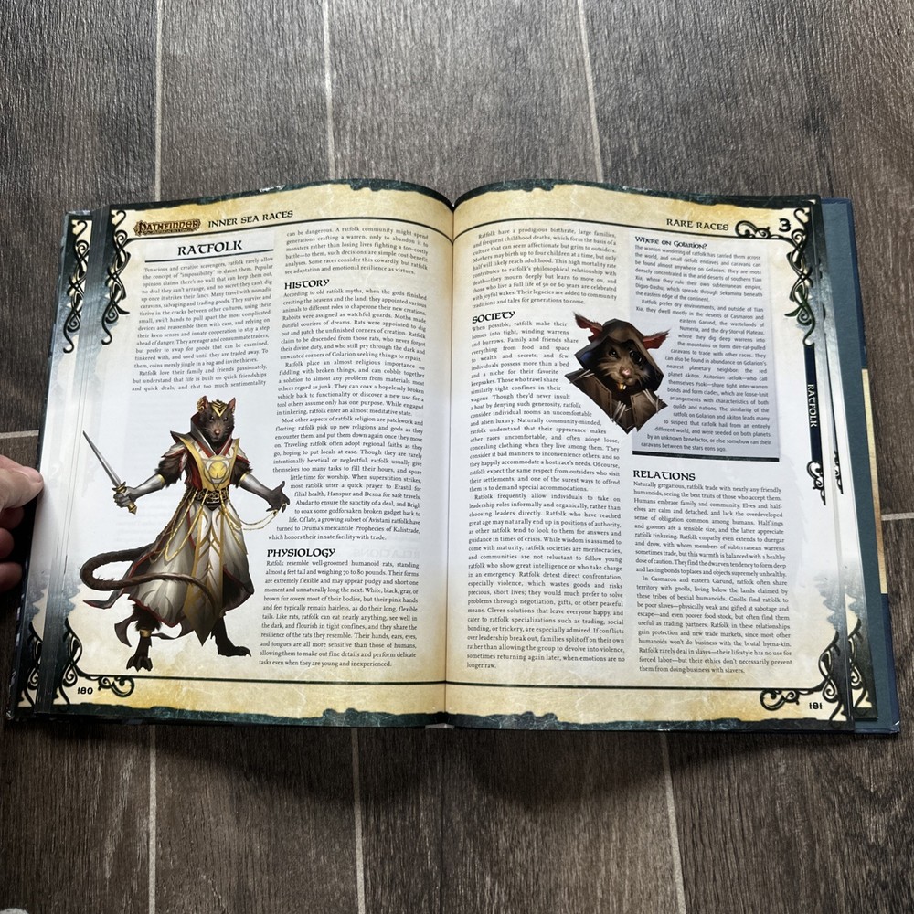 Pathfinder (RPG) Campaign Setting: Inner Sea Races