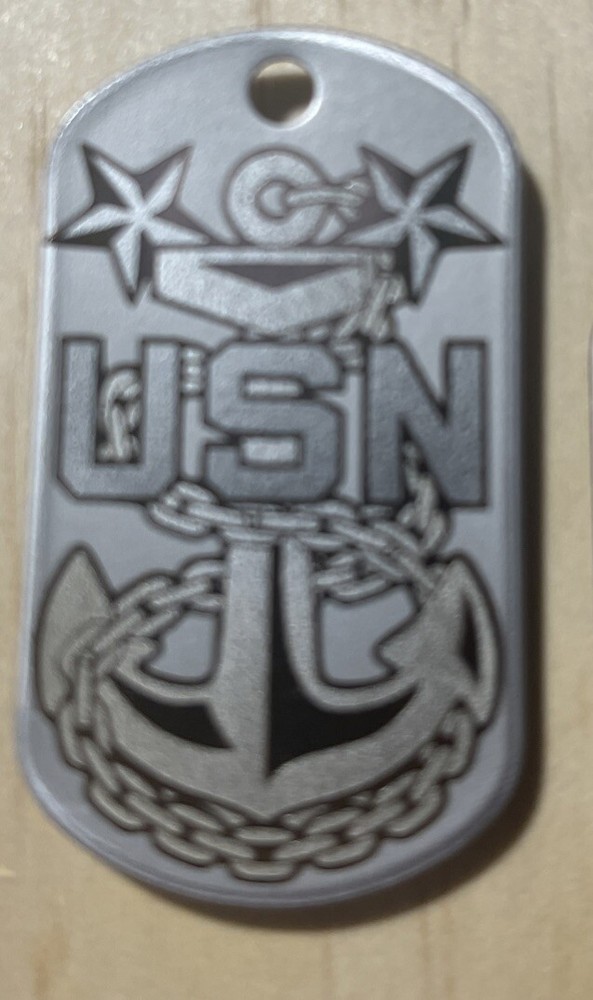 Navy Chiefs Dog Tag Set