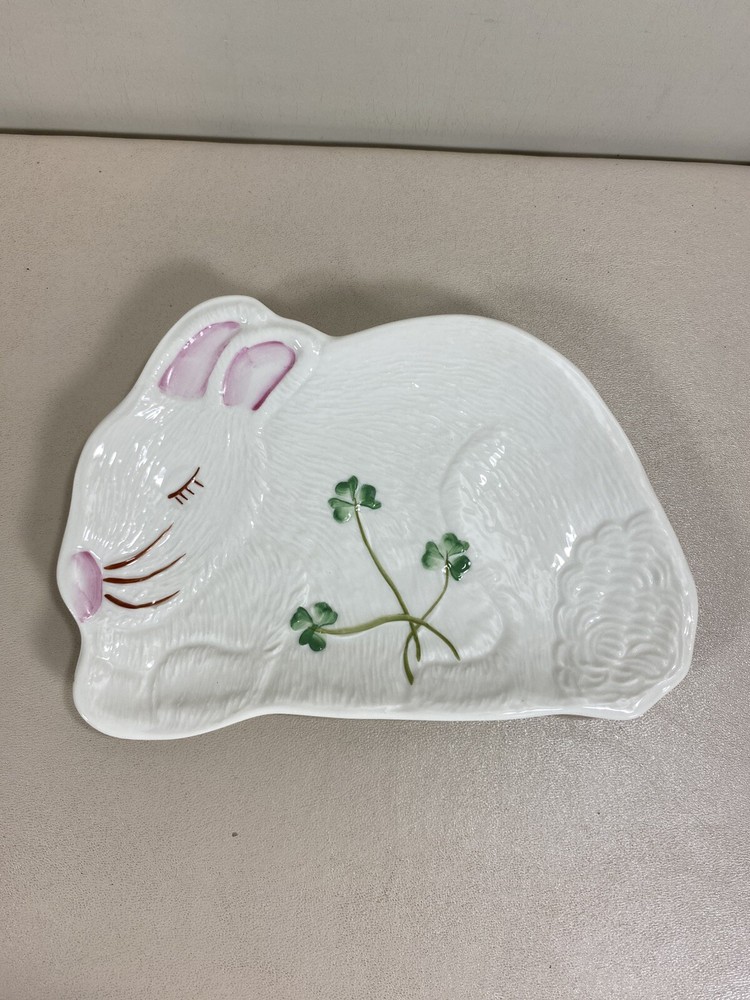 Belleek Easter "Bunny Dish" New in Box