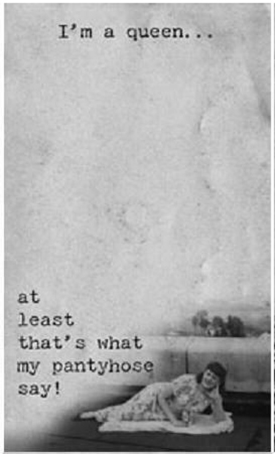 I'm a Queen Mini Note Pad-60 sheets By Primitives by Kathy