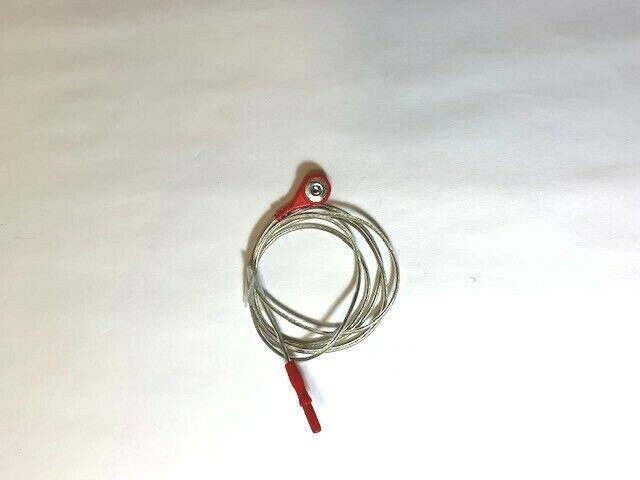 ECG LEADWIRE SINGLE SNAP/DIN 40" RED NEW