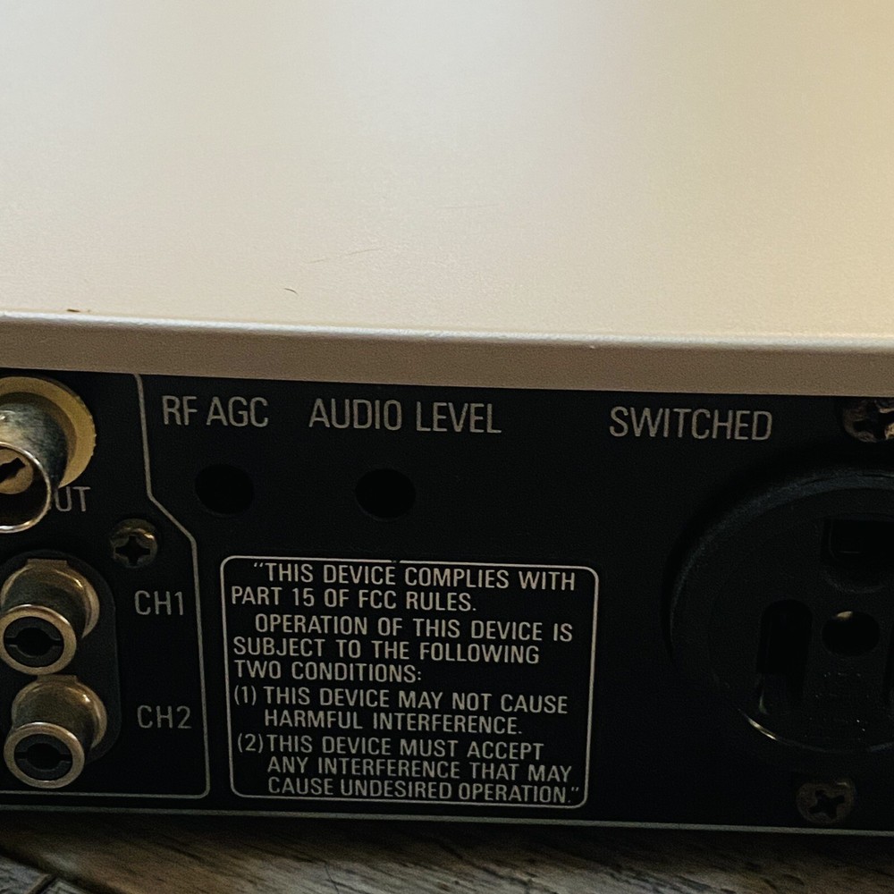 NEC PLL TV Tuner / Timer TU-831EN Untested Vtg