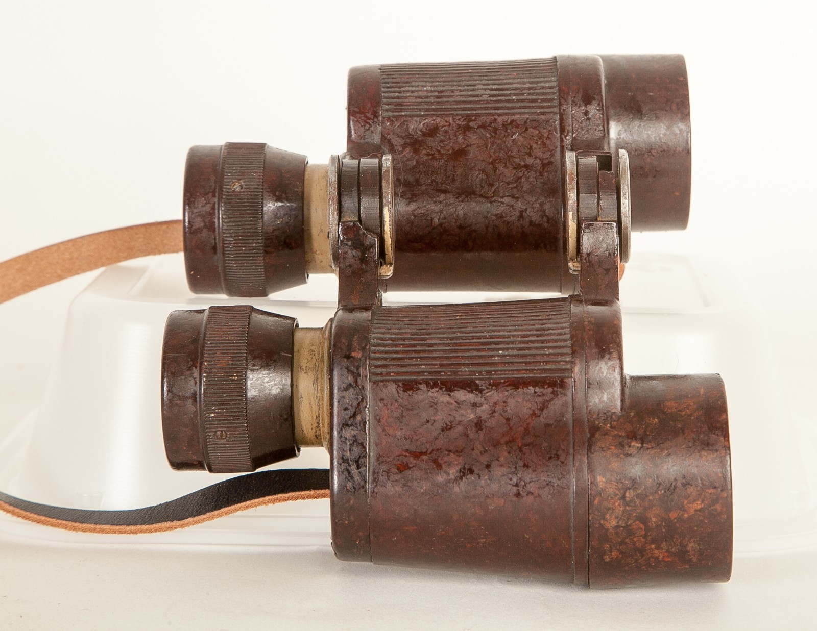 WWII German Binoculars CXN BAKELITE 6x30 Dienstglas SUPER RARE READ DESCRIPTION!