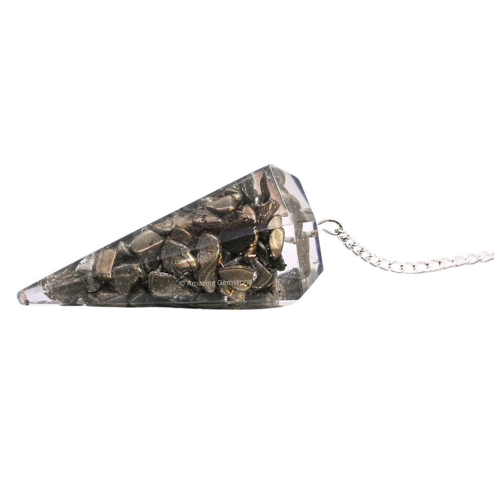 Pyrite Orgone Crystal Pendulums