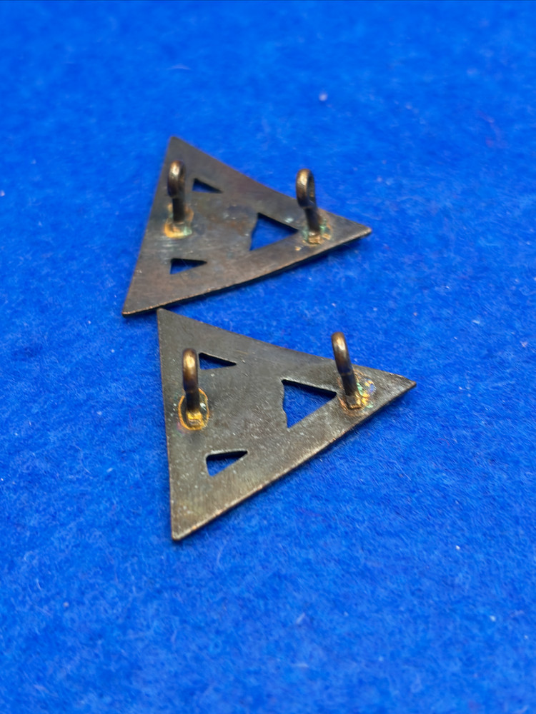 Canadian Army COTC collars Mount Allison University (Pair)