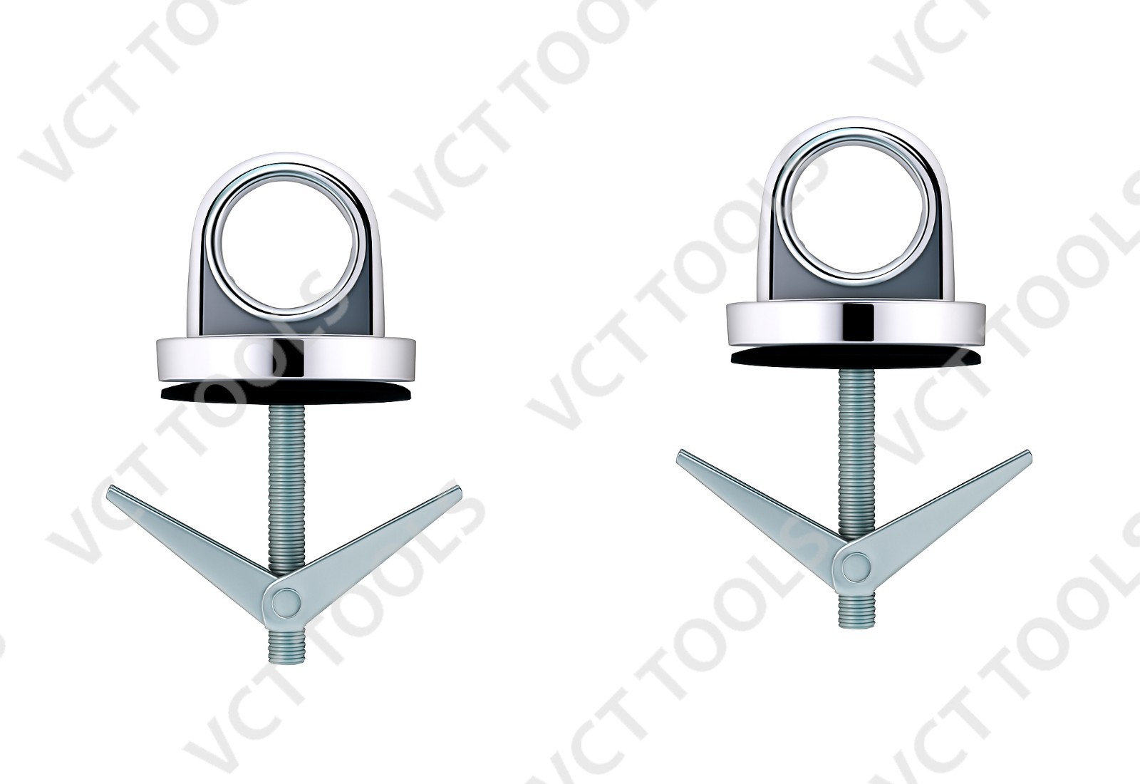 Spring Toggle Eye Bolt Hollow Wall Fastener for Hanging, Rigging & Load Support