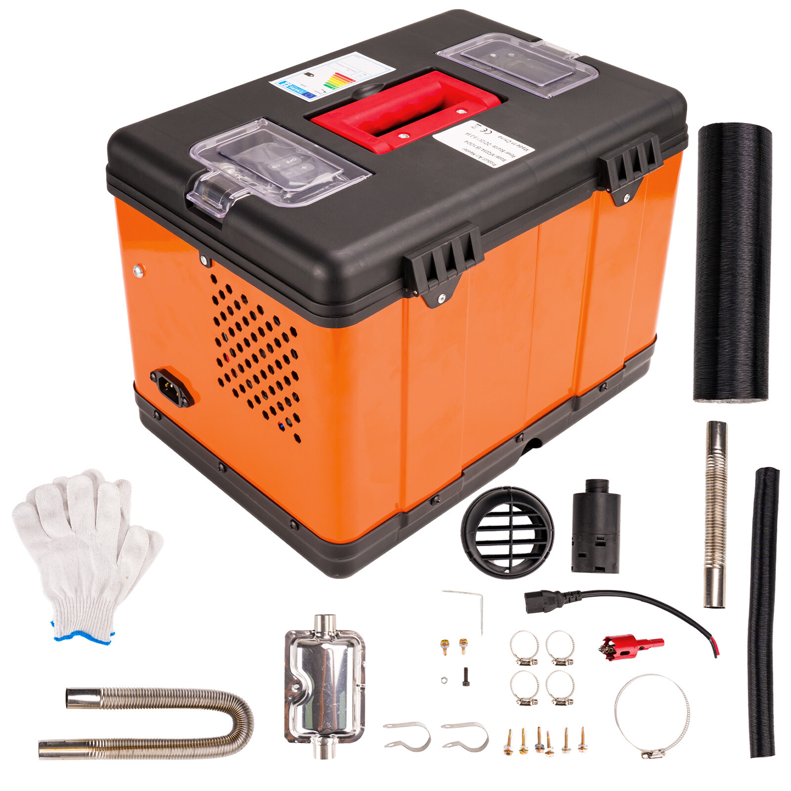 Diesel Air Heater 12V 110V 5KW Portable Toolbox Night Heater Fit For Car Camper