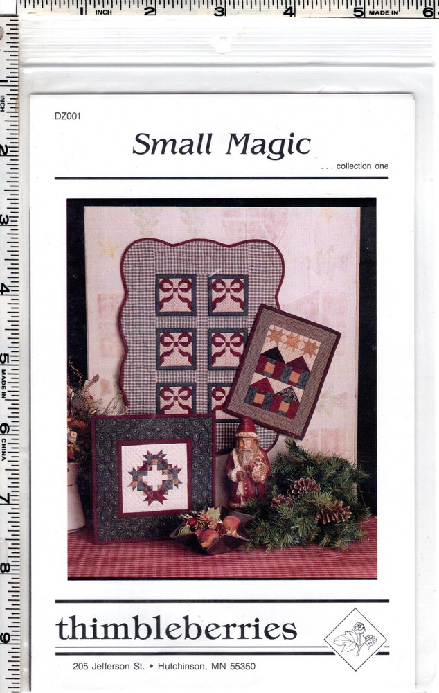 "Small Magic"... Thimbleberries Sewing Quilting Pattern # DZ001 UNCUT