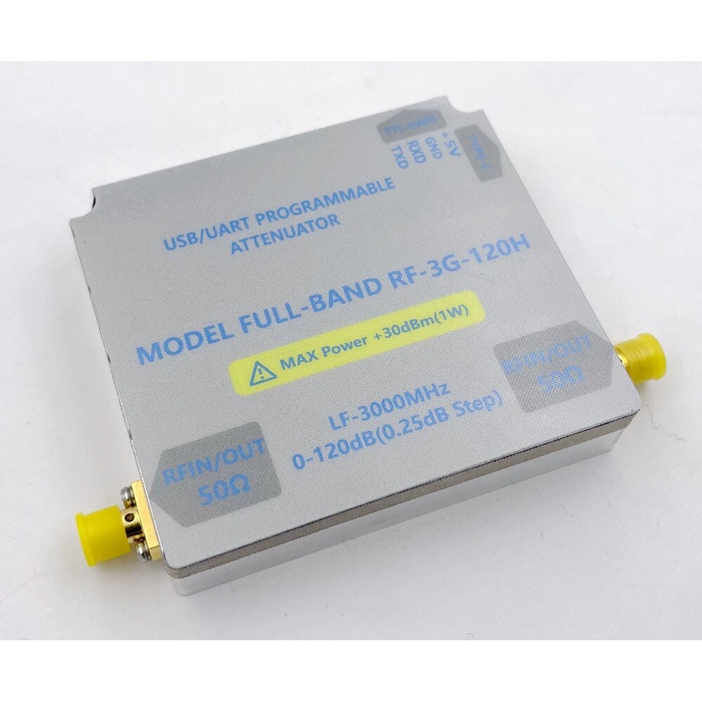 LF-3GHZ-120DB Bidirectional Digital Control RF Attenuator with LCD Main Control