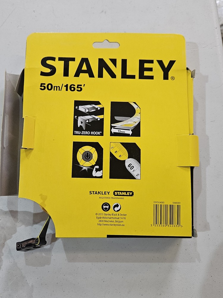 Stanley 165ft 50 Meter Measuring Tape New