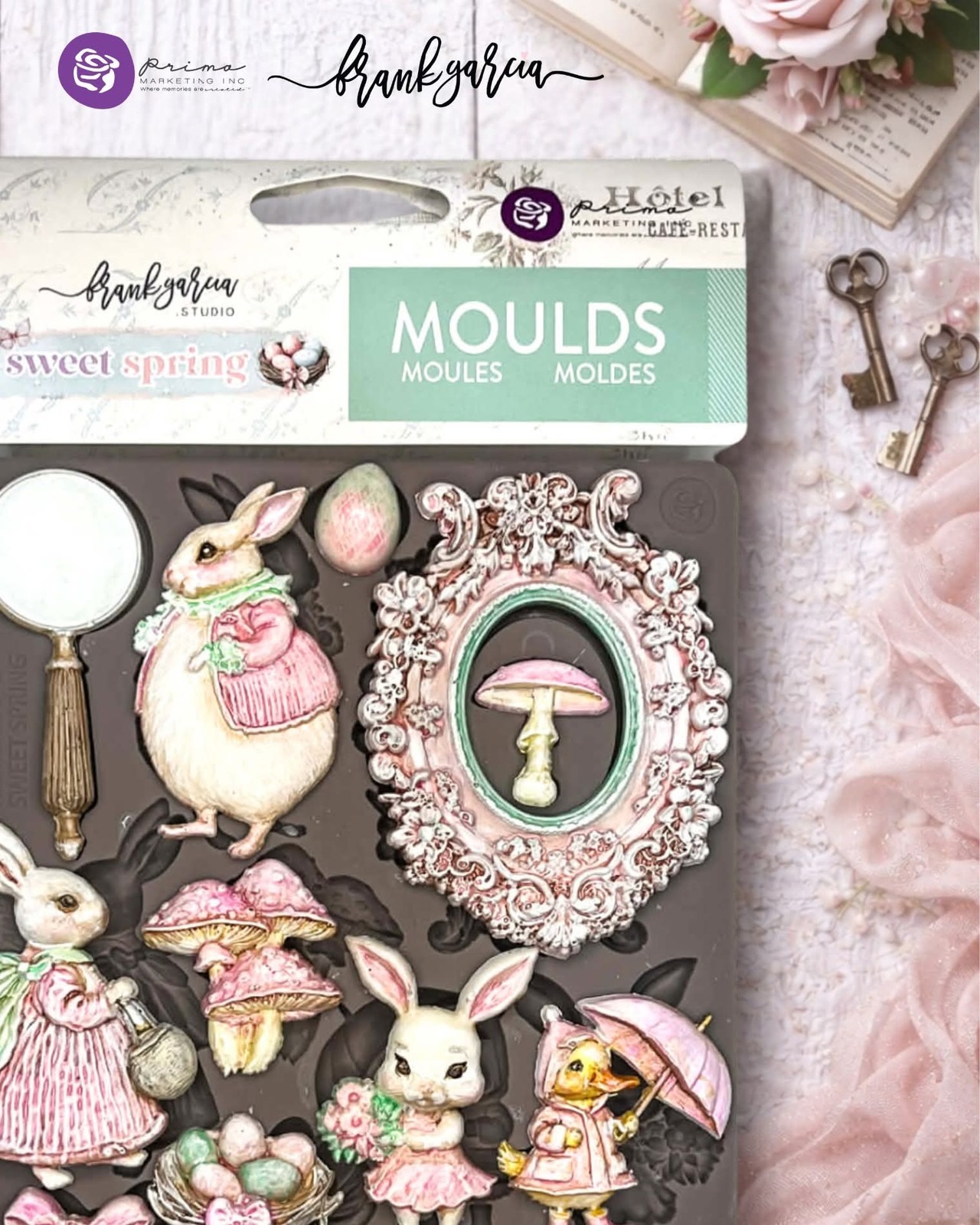 Sweet Spring | 5" x 8" Silicone Craft Décor Mould | Redesign with Prima