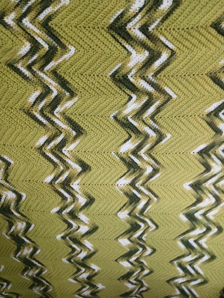 Granny Square Type Crochet Throw 5'x6'