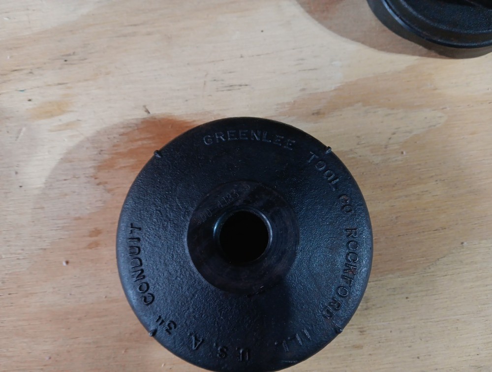 Greenlee 3" Knockout Conduit Punch Set NICE !