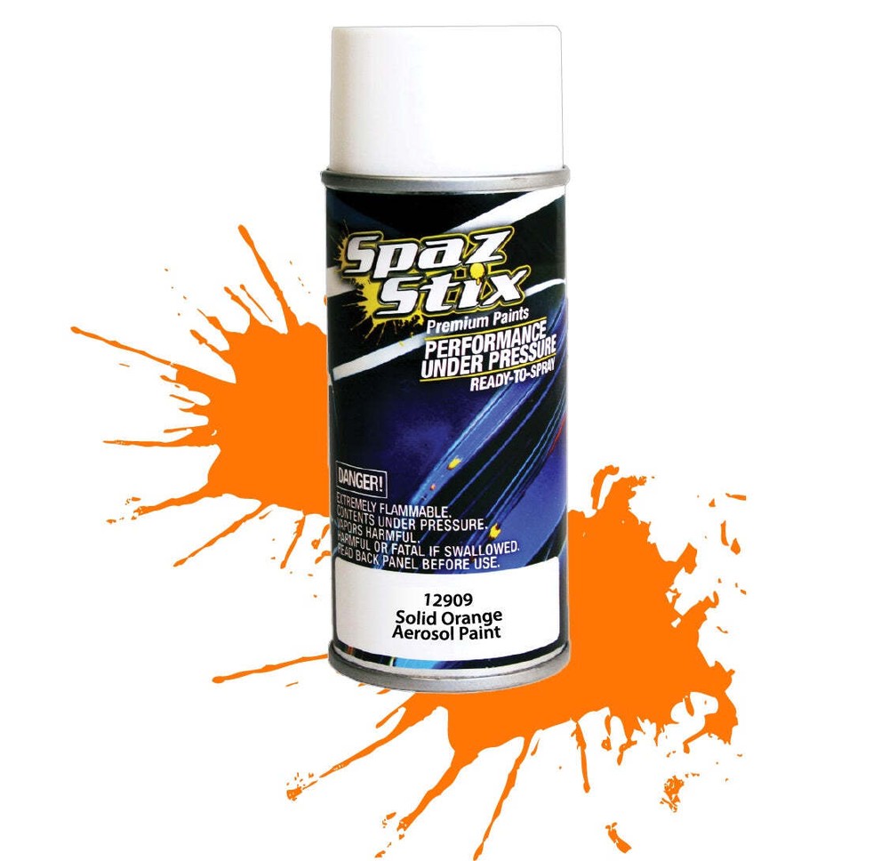 SOLID ORANGE AEROSOL PAINT