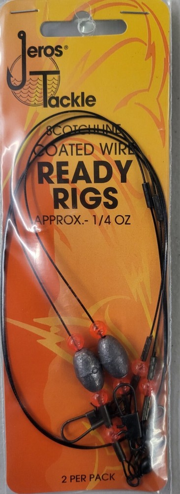 Ready Rig Egg Sinker 2 Scotchline 1/4 oz., coated wire leaders