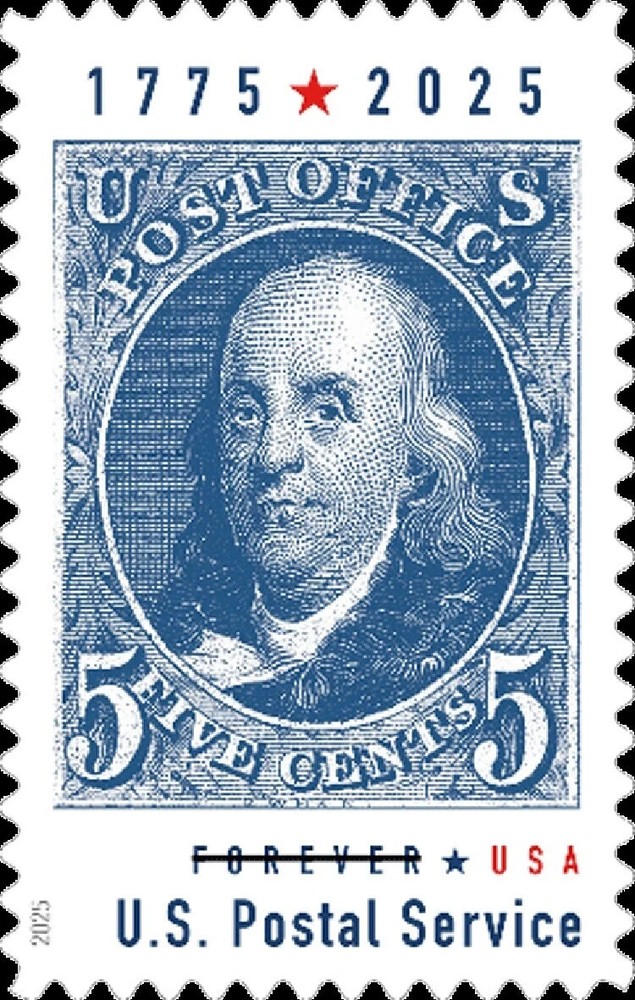 *NEW* 2025 Benjamin Franklin (Single) 2025 Mint NH