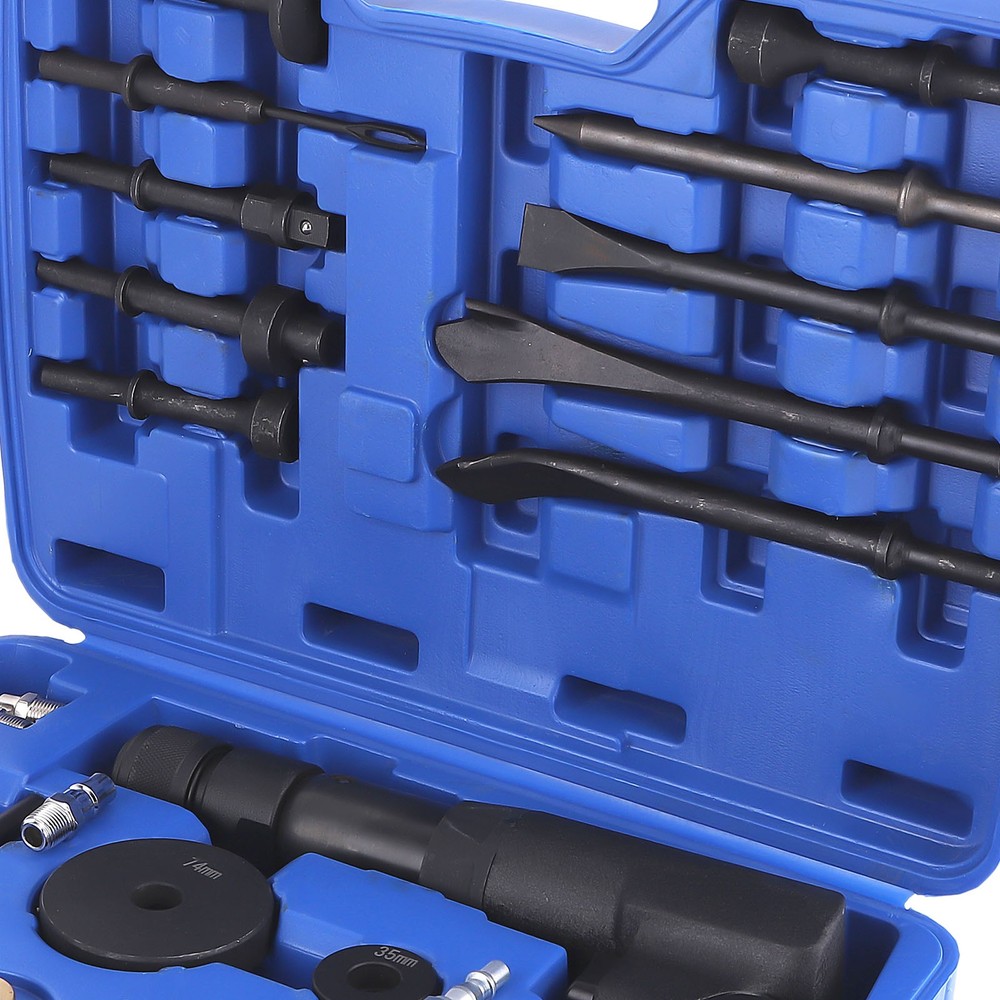 Multifunctional Pneumatic Hammer Kit with Quick Change Retainer Air Hammer Set