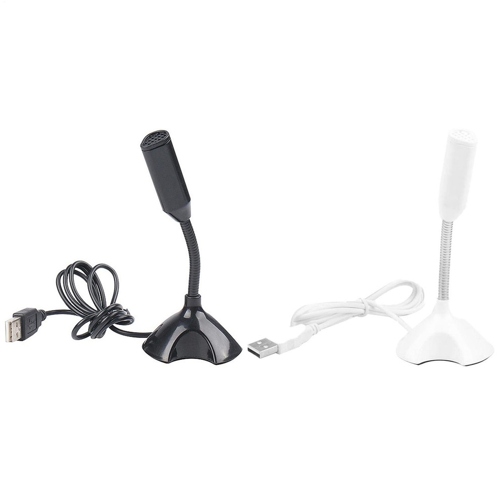 USB Microphone for Computer Plug & Play Desktop Condenser Mic Noise Reduction