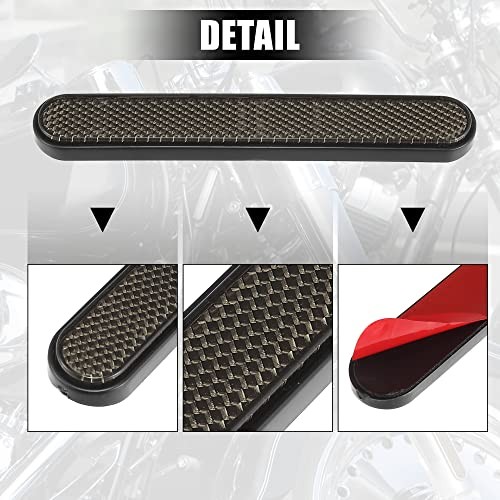 Front Lower Fork Reflector Sticker Rear Saddlebag Reflective Cover Grey
