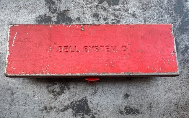 Vintage Bell System D Metal Socket Set Toolbox Box