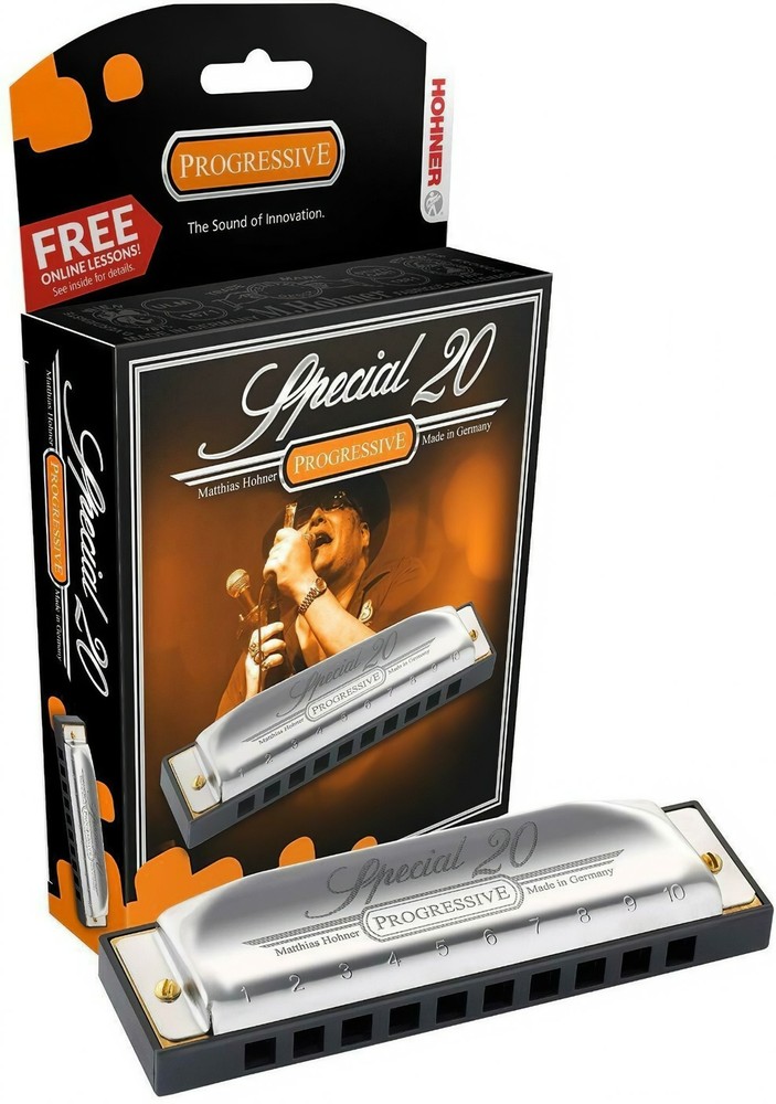 Hohner Special 20 Progressive Series Harmonica 560 A B C D E F G SHARP FLAT