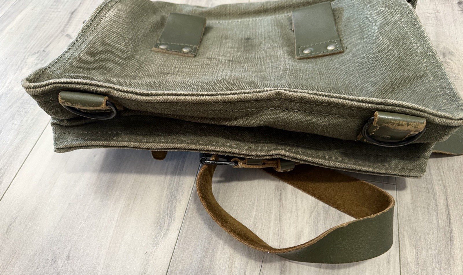 vintage military ammo pouch messenger bag