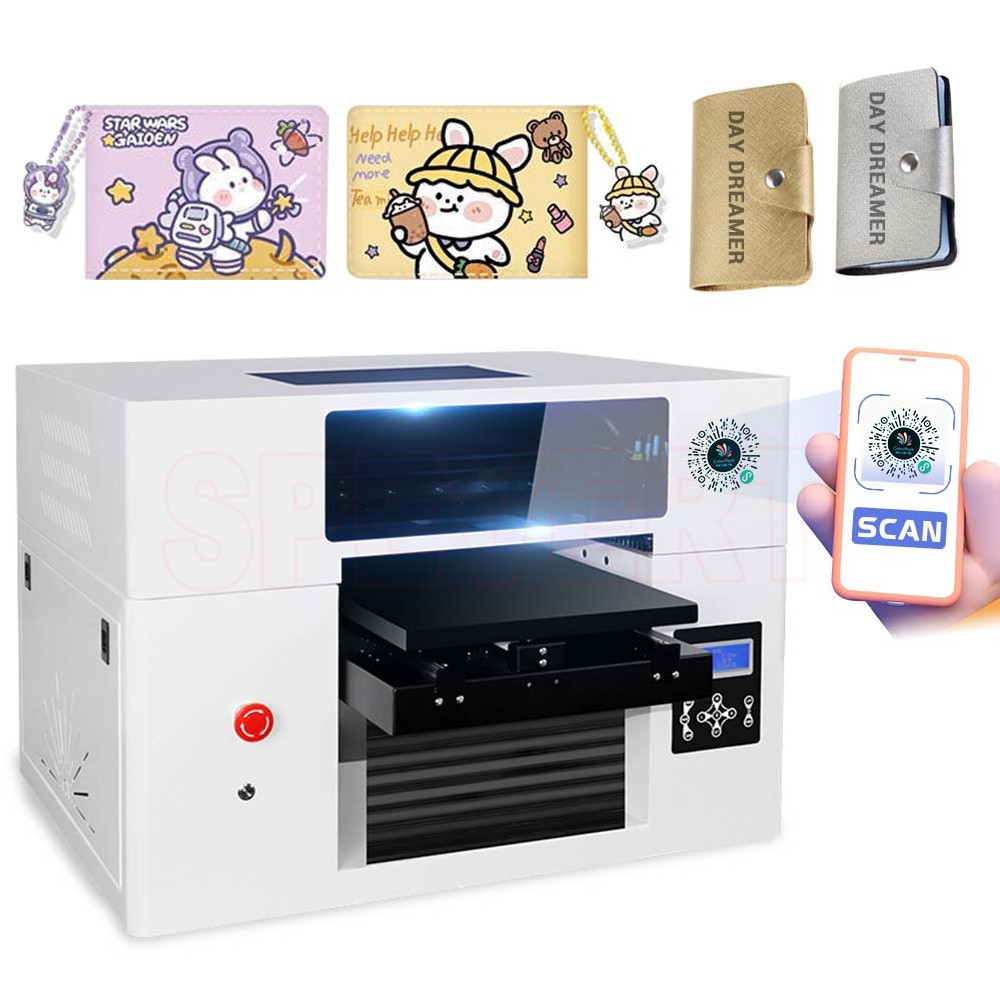 Printer A3 for UV Tshirt Textile Clothes Printing Machine Double PrinterHead USA