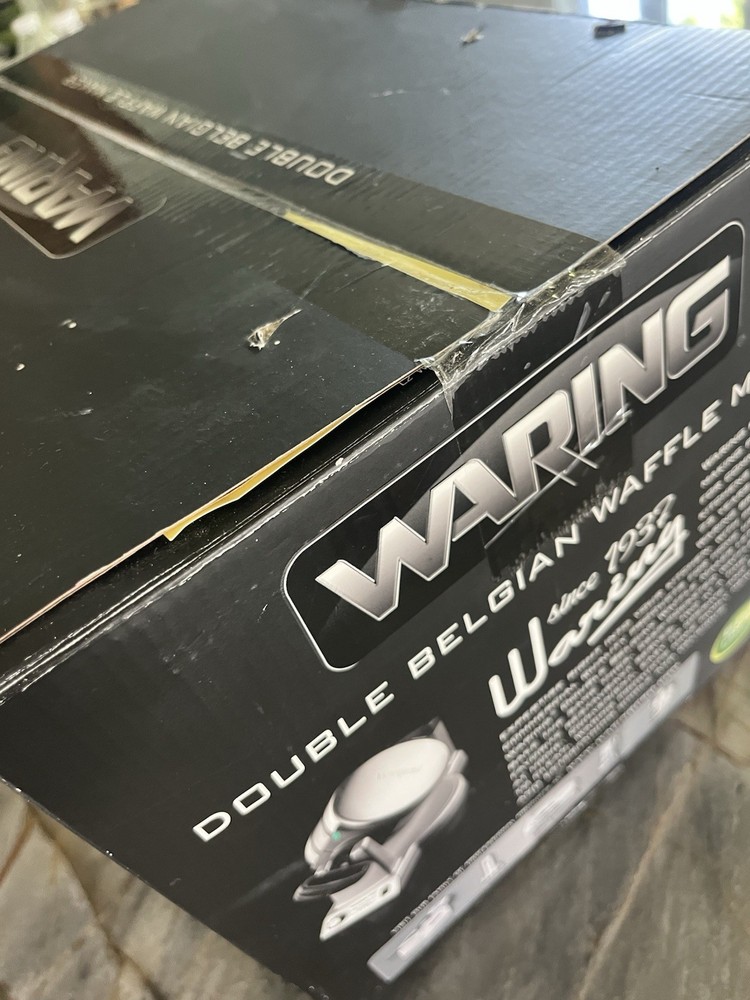 Waring WMK600 Double Belgian Waffle Maker - Silver