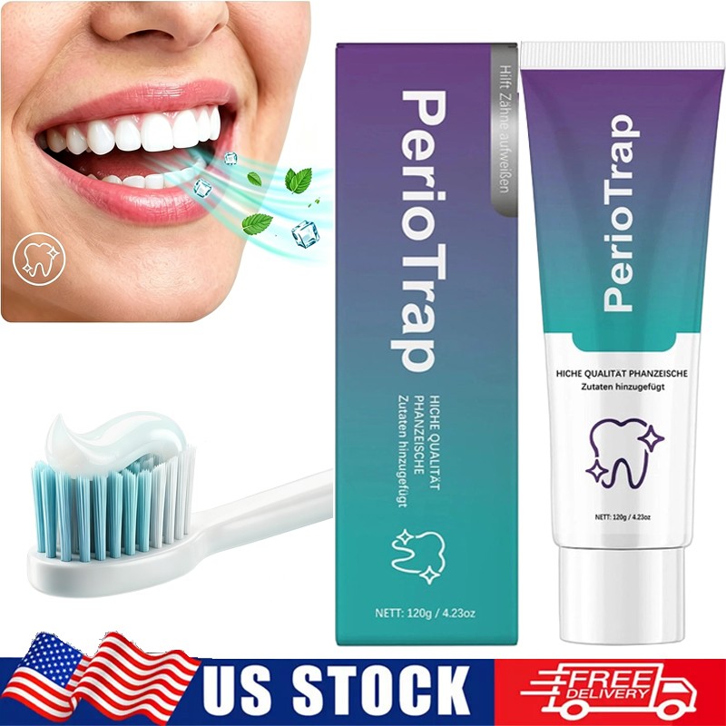 1-5PCS PerioTrap Mint Flavor Gum Toothpaste Cleaning Toothpaste Sensitive Teeth