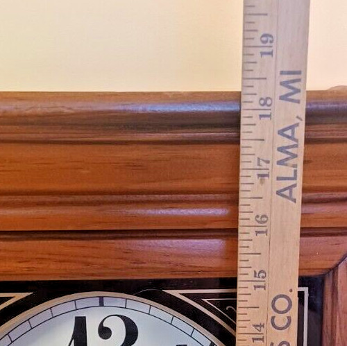 Vintage Verichron Quartz Wall Clock with Sweep Second Hand Dial