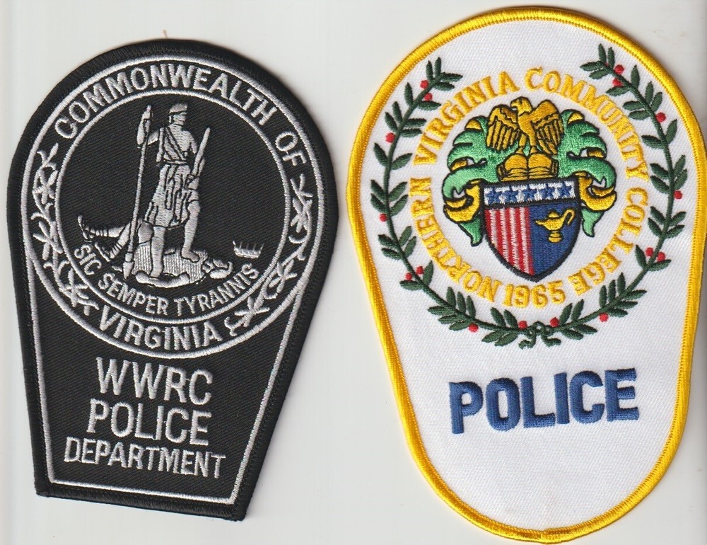 VA University obsolete patch pair  shipped from Australia