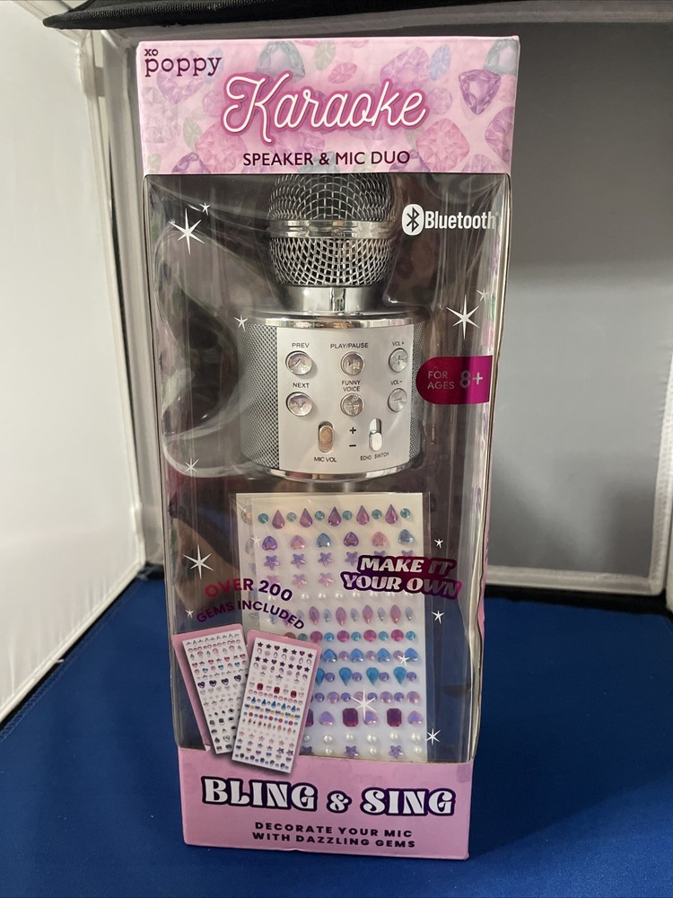 Bling & Sing Karaoke speaker and mic duo